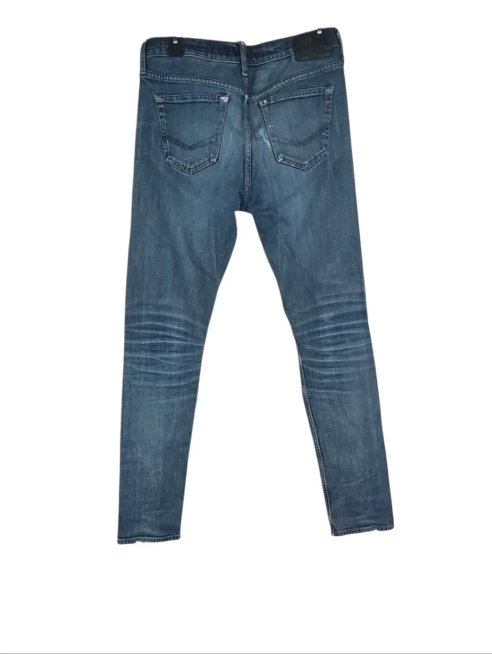 Men's Bullhead Shredded Thrashed Ripped Jeans Relaxed Slim Y2K Grunge W30 L32